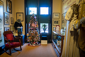 Patriotic Christmas Tree in the Spanish-American War Room—Tampa Bay Hotel